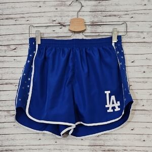 PINK Victoria's Secret Los Angeles Dodgers Shorts with White Stars